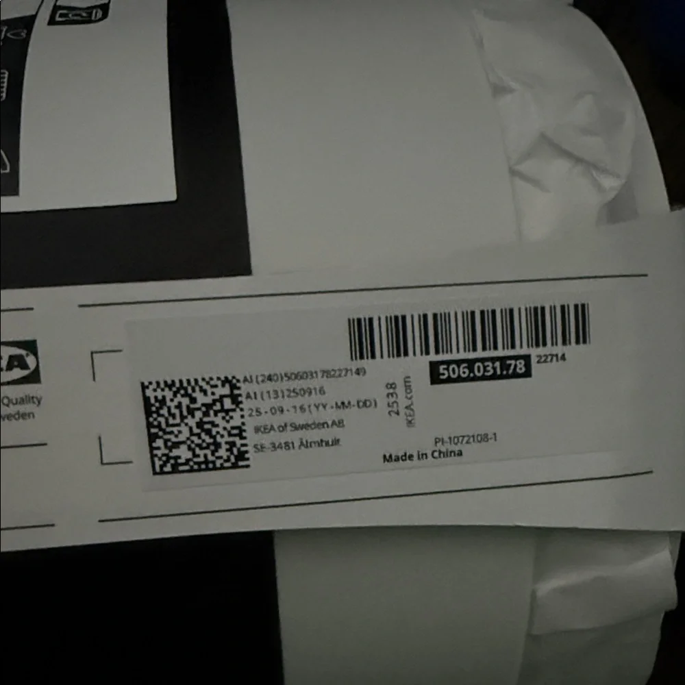 IKEA Limited Edition - Gresjsimojs Black and White Cat storage with lid NWT - Picture 8 of 9